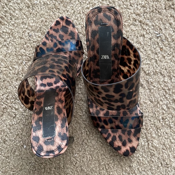 Animal Print Zara heels - Picture 4 of 4